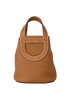 In The Loop 18 In Clemence Gold, £5,500, Handbags, Tan, Leather, Front view